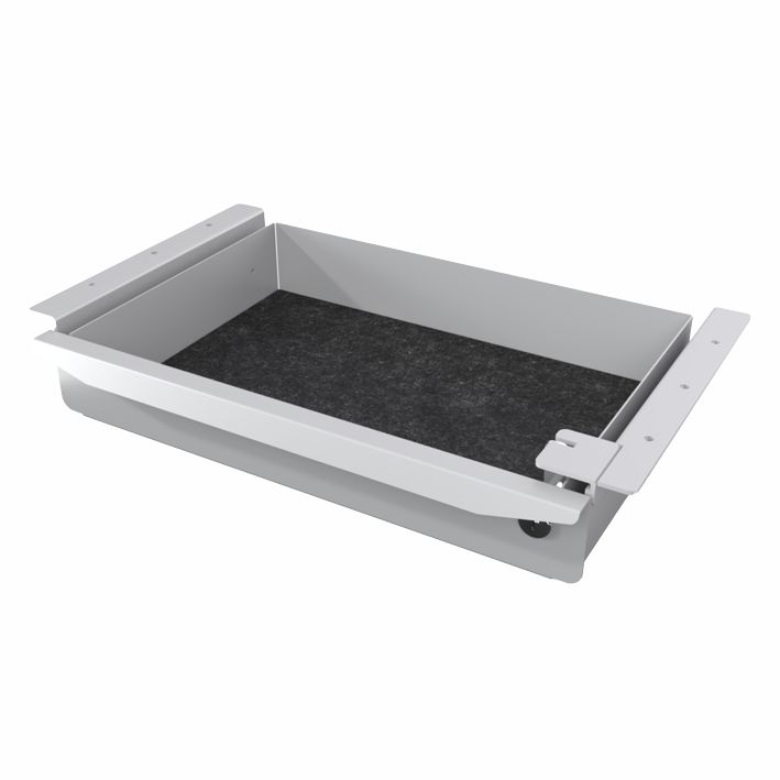 Schubkasten für elektr. höhenverstellb. Schreibtisch EHC, silber